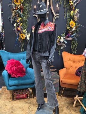 Forever 21 Embroidered Denim Jeans